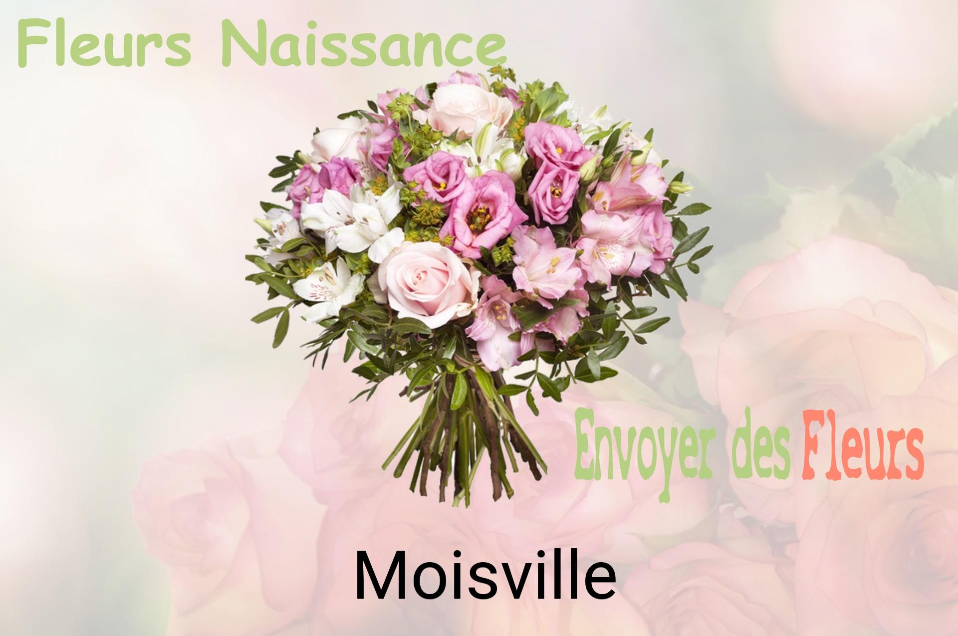 Bouquet de fleurs de naissance livré à Moisville